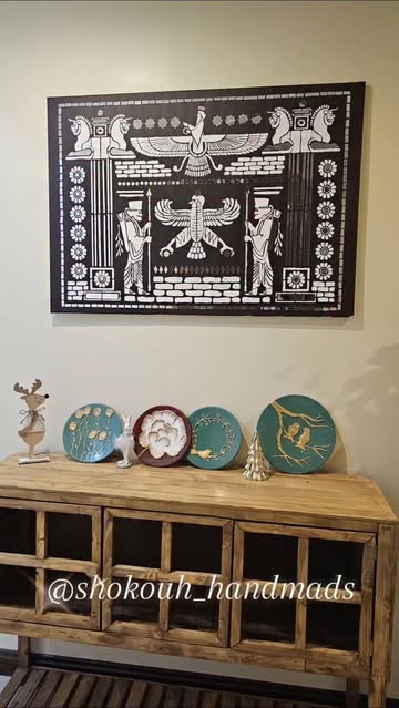 تابلوی آینه کاری شده ایران